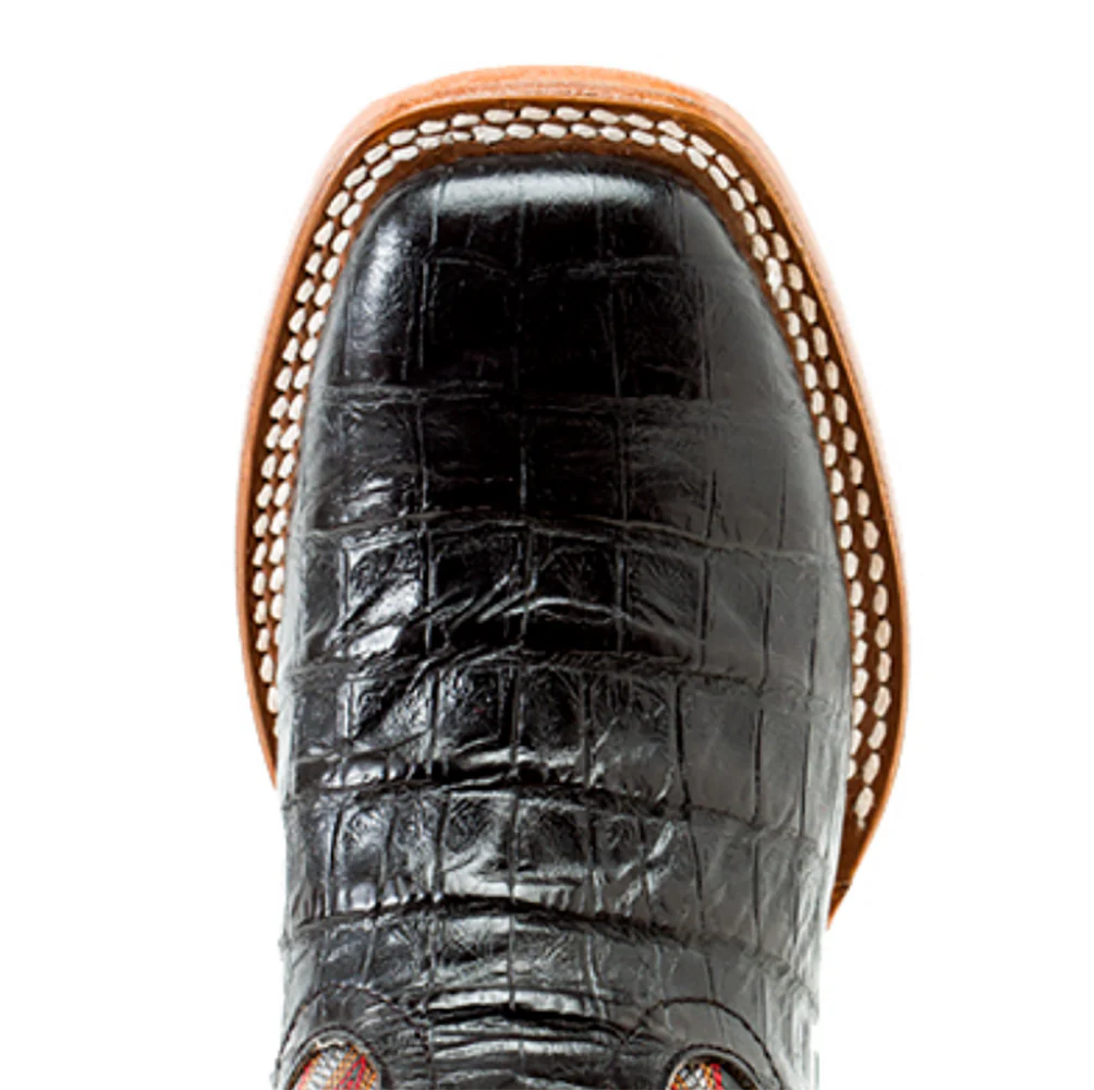 Anderson Bean Kids' Black Caiman Belly Boot - Image 4