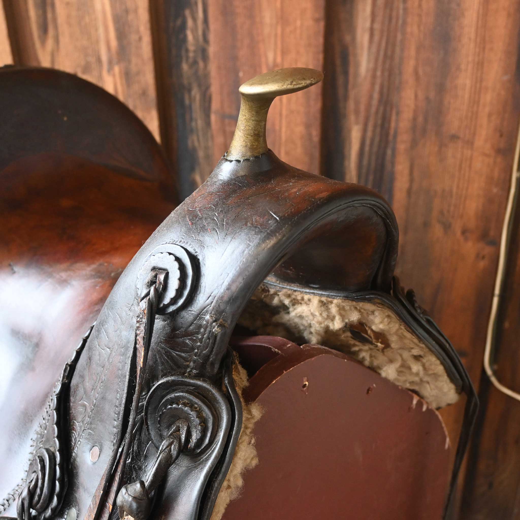 Antique 1890'S S.C Gallup Ranch Saddle - Image 2