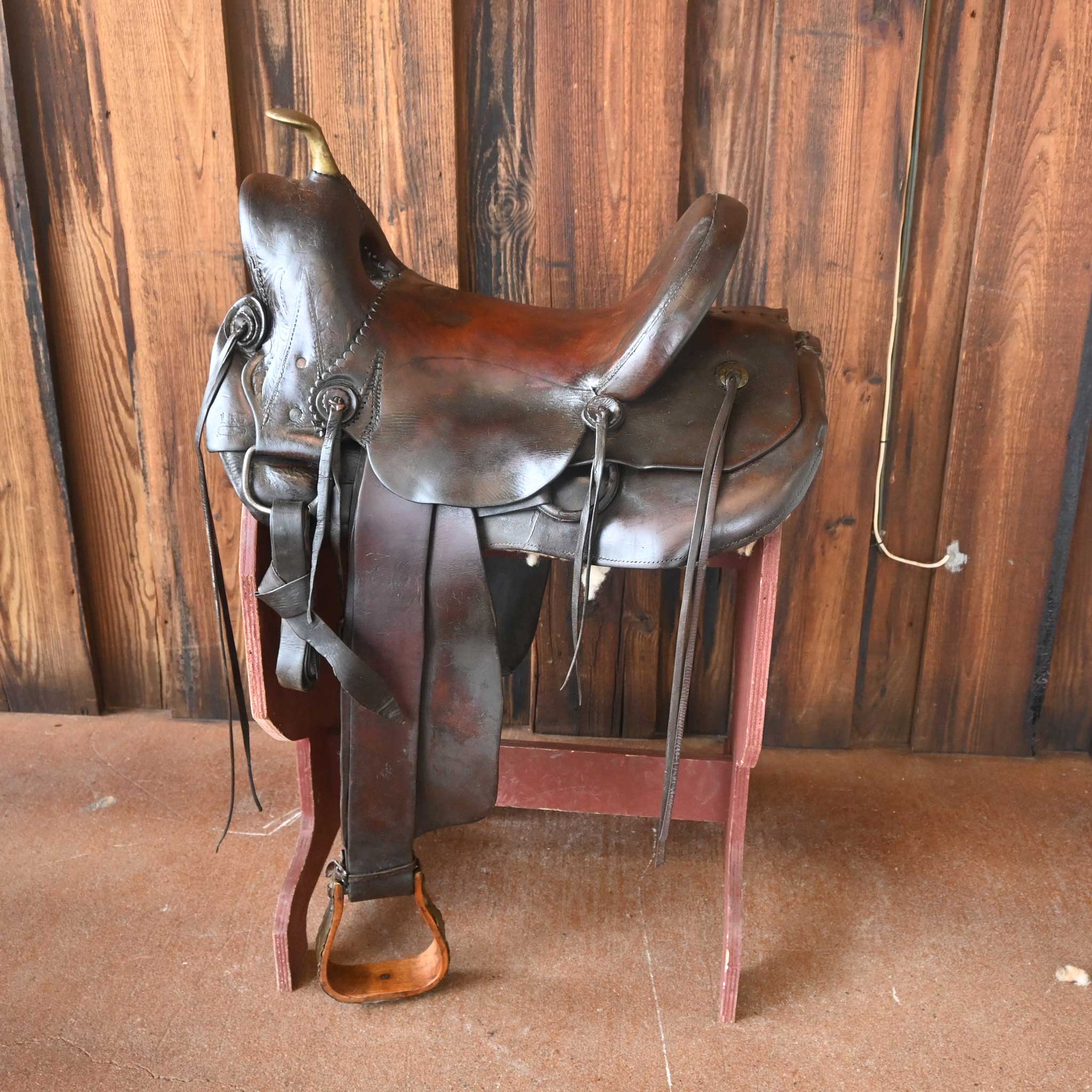 Antique 1890'S S.C Gallup Ranch Saddle - Image 6