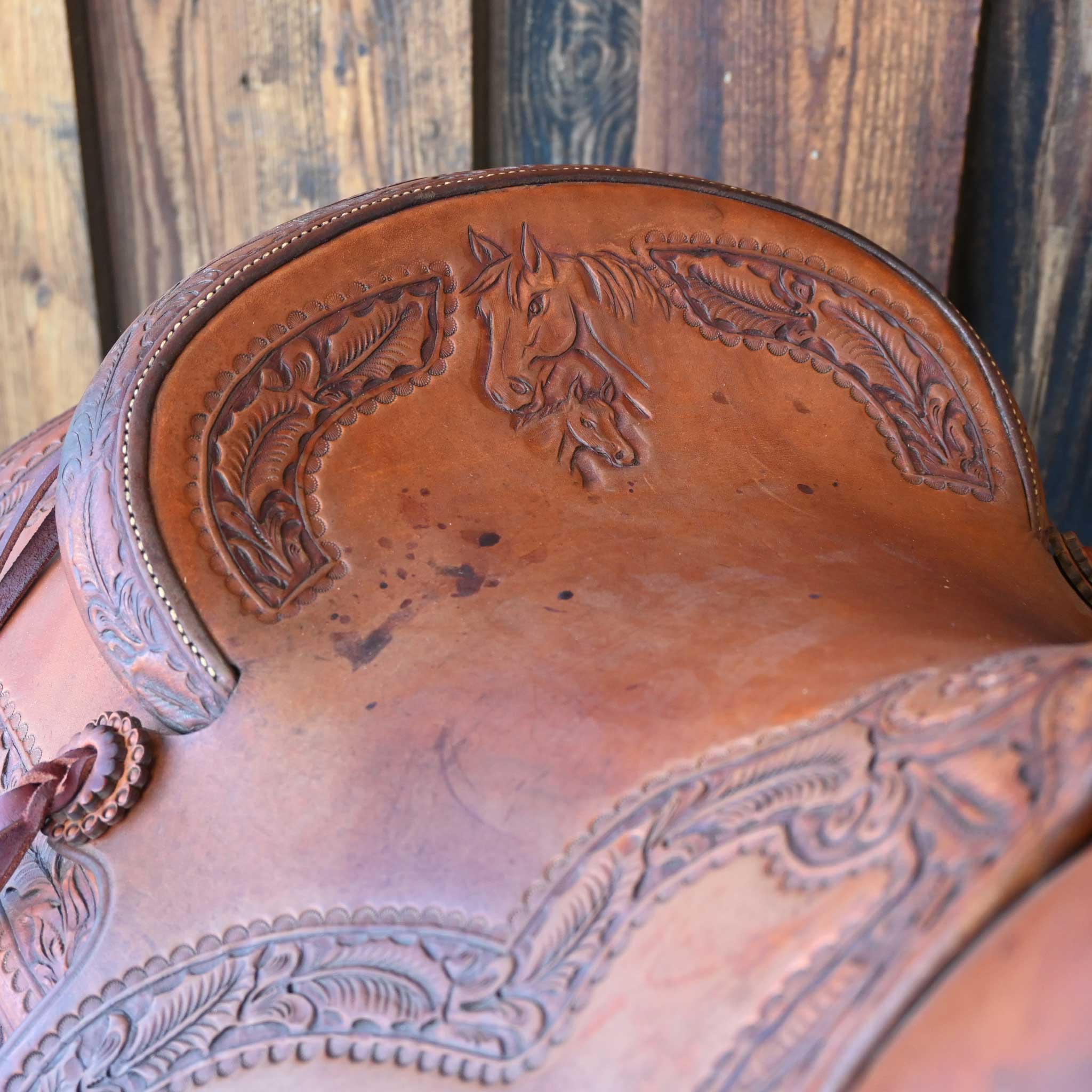 Antique Bob Marrs Saddle - Image 3