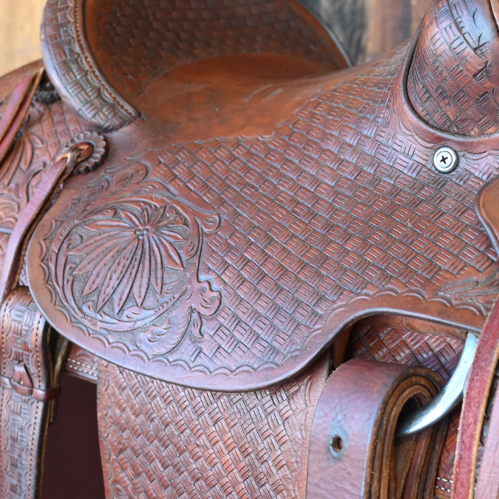 Antique Bob Marrs Saddle - Image 6