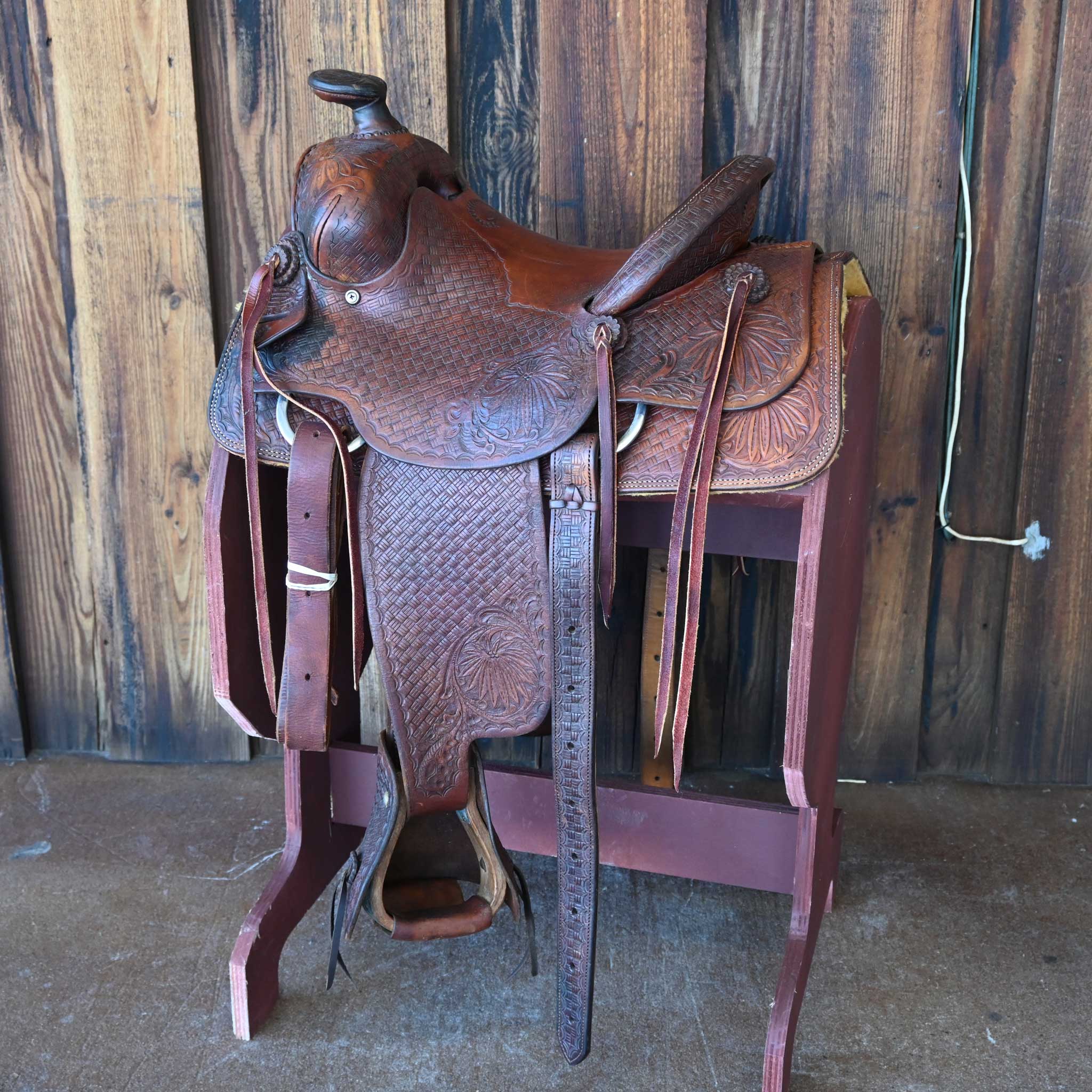 Antique Bob Marrs Saddle - Image 8