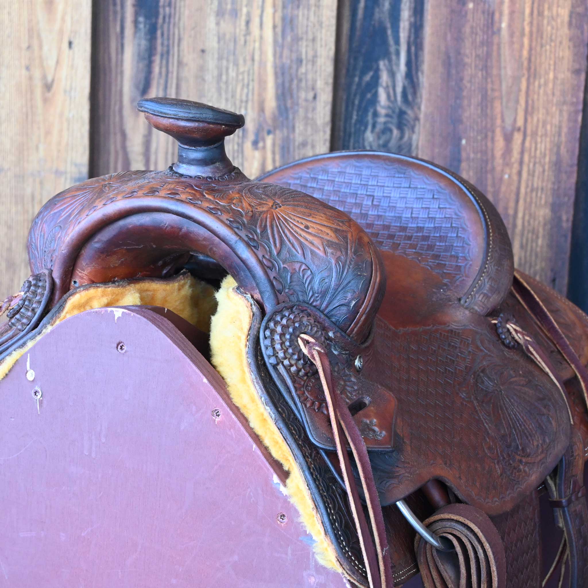 Antique Bob Marrs Saddle - Image 9