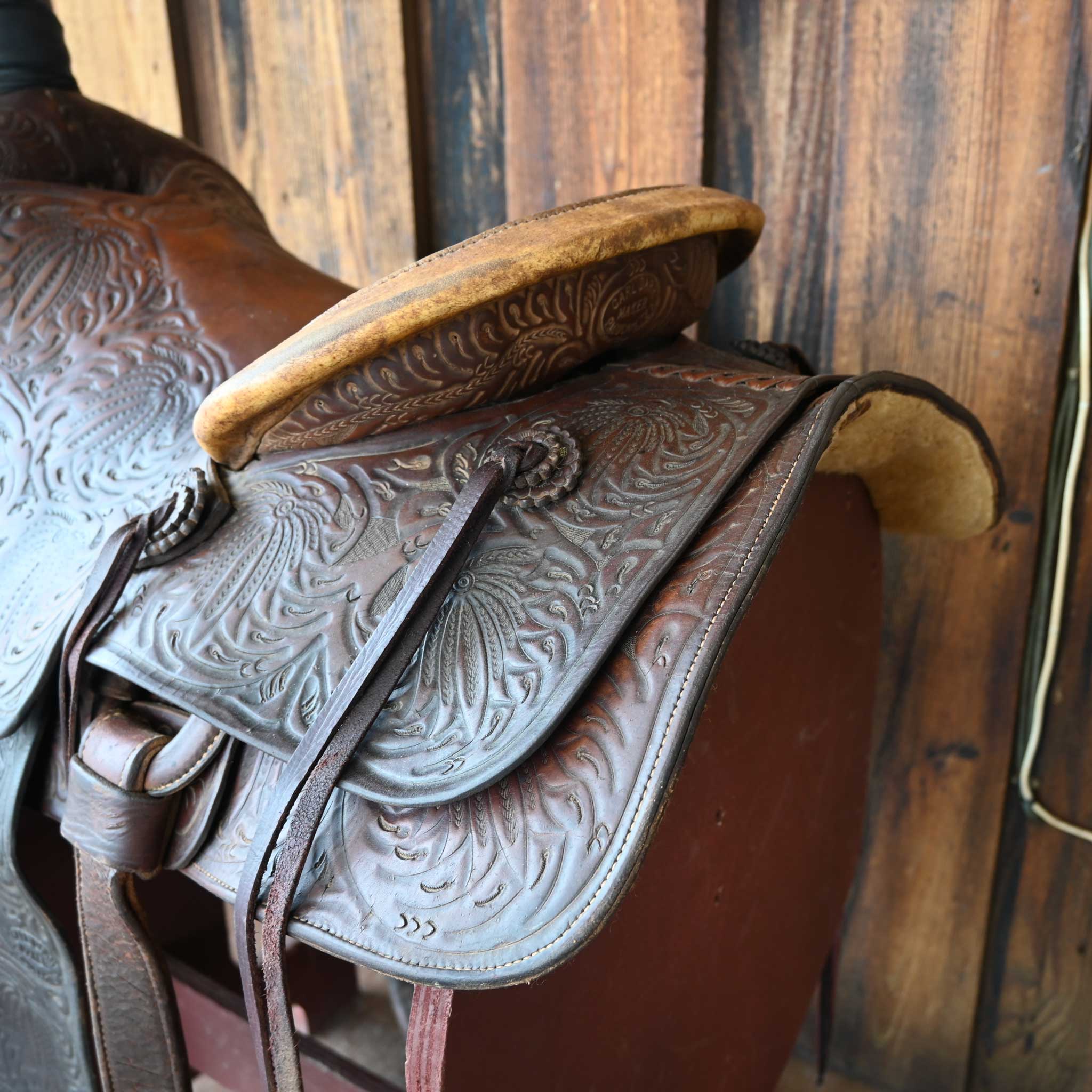 Antique Carl Darr Saddle - Image 5