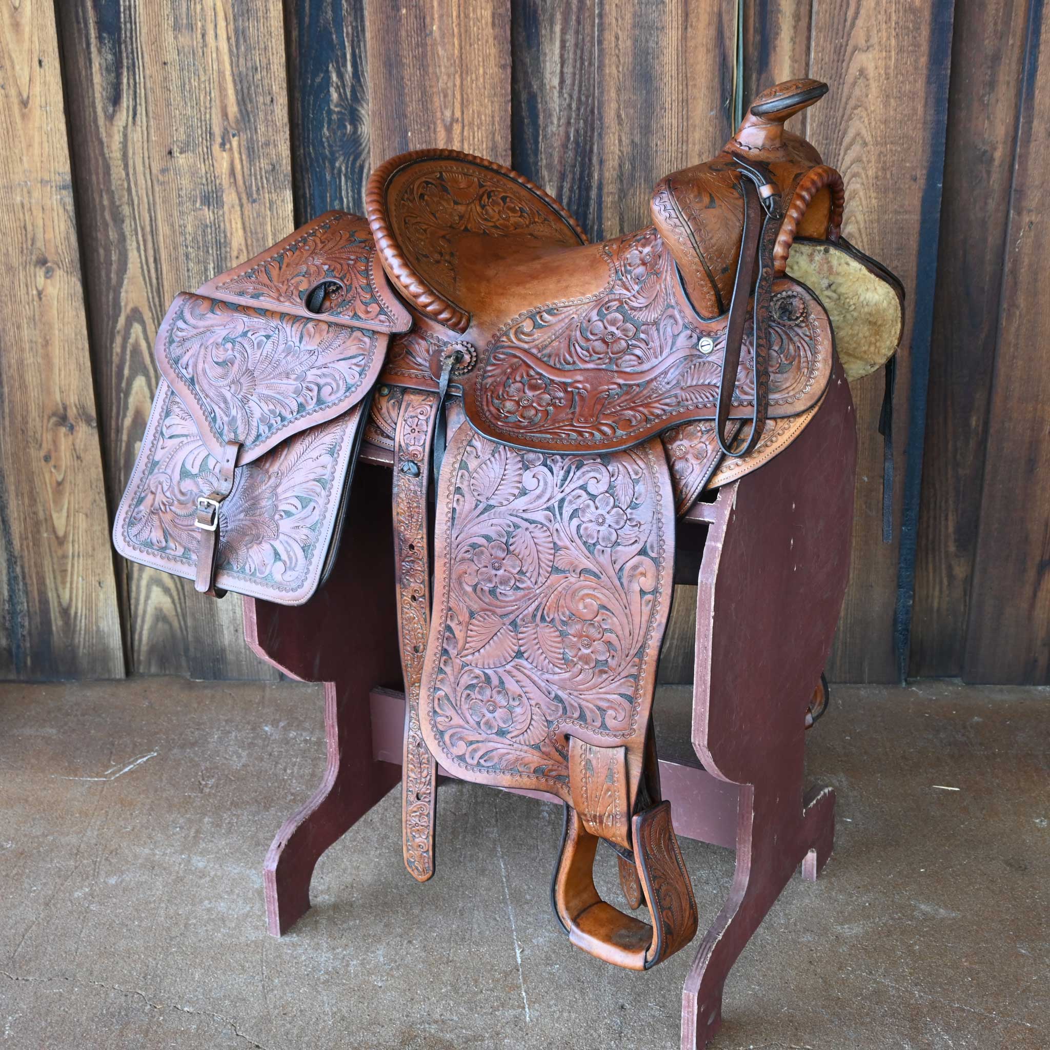 Antique Edward H Bohlin His And Hers Saddle - Image 11