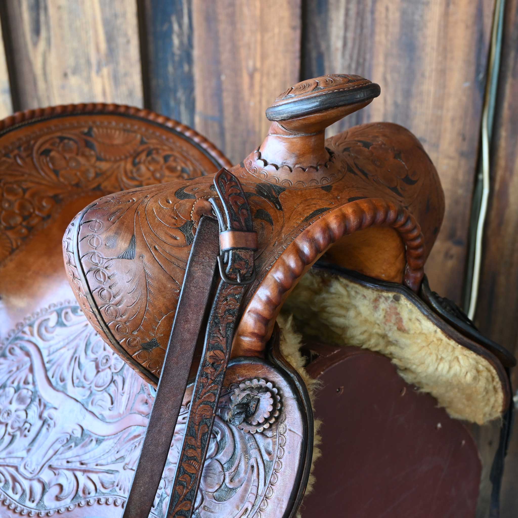 Antique Edward H Bohlin His And Hers Saddle - Image 12