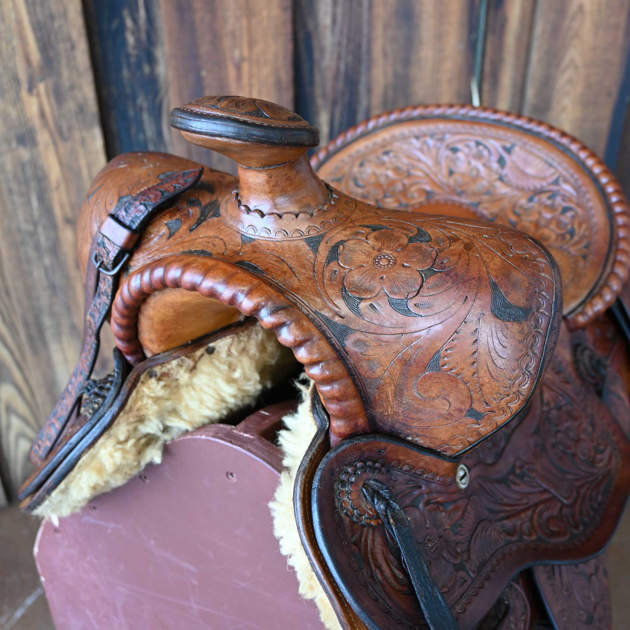 Antique Edward H Bohlin His And Hers Saddle - Image 20
