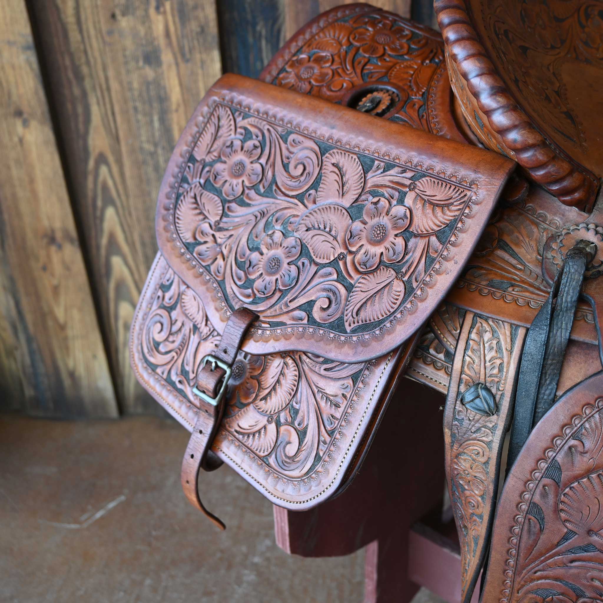 Antique Edward H Bohlin His And Hers Saddle - Image 4