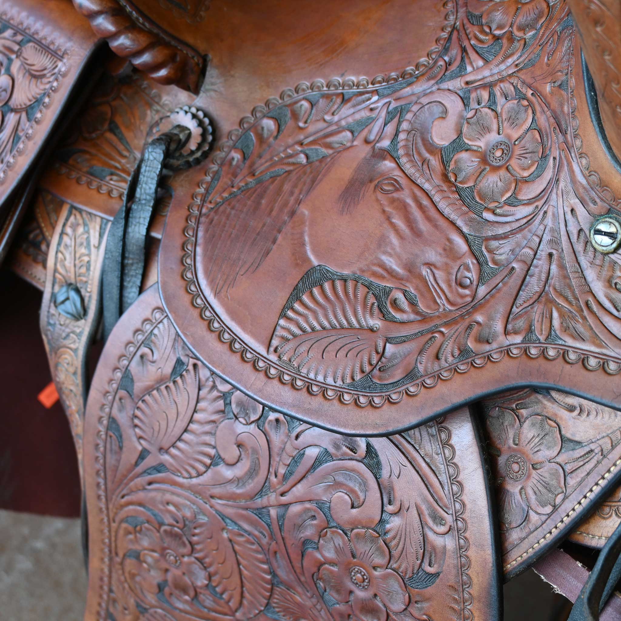 Antique Edward H Bohlin His And Hers Saddle - Image 5