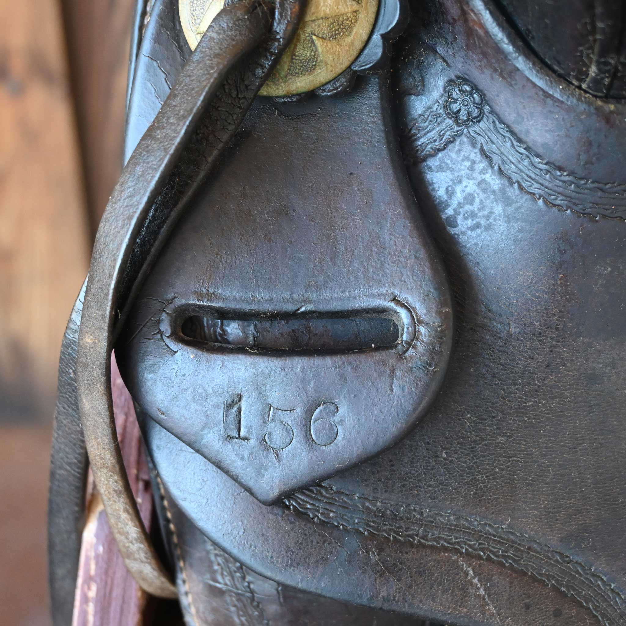 Antique Heiser Saddle - Image 6