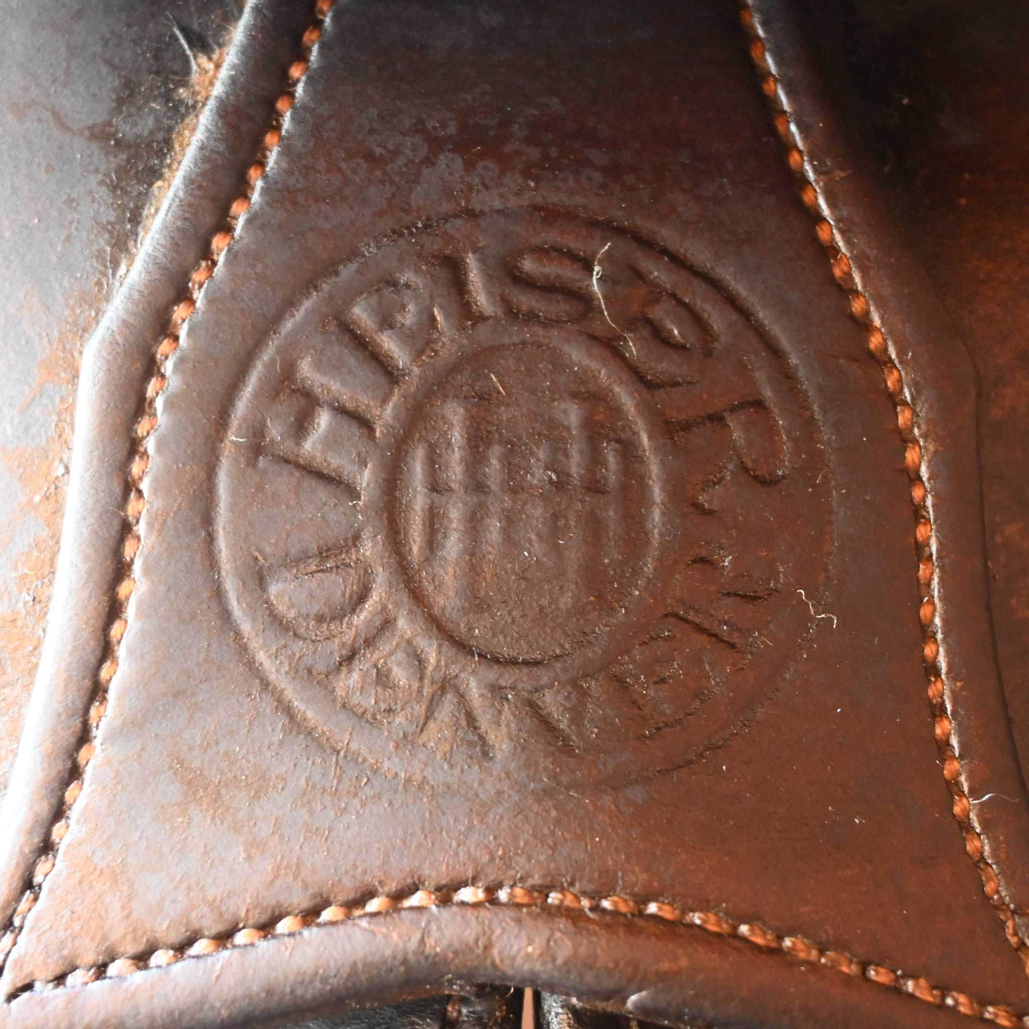 Antique Heiser Saddle - Image 7