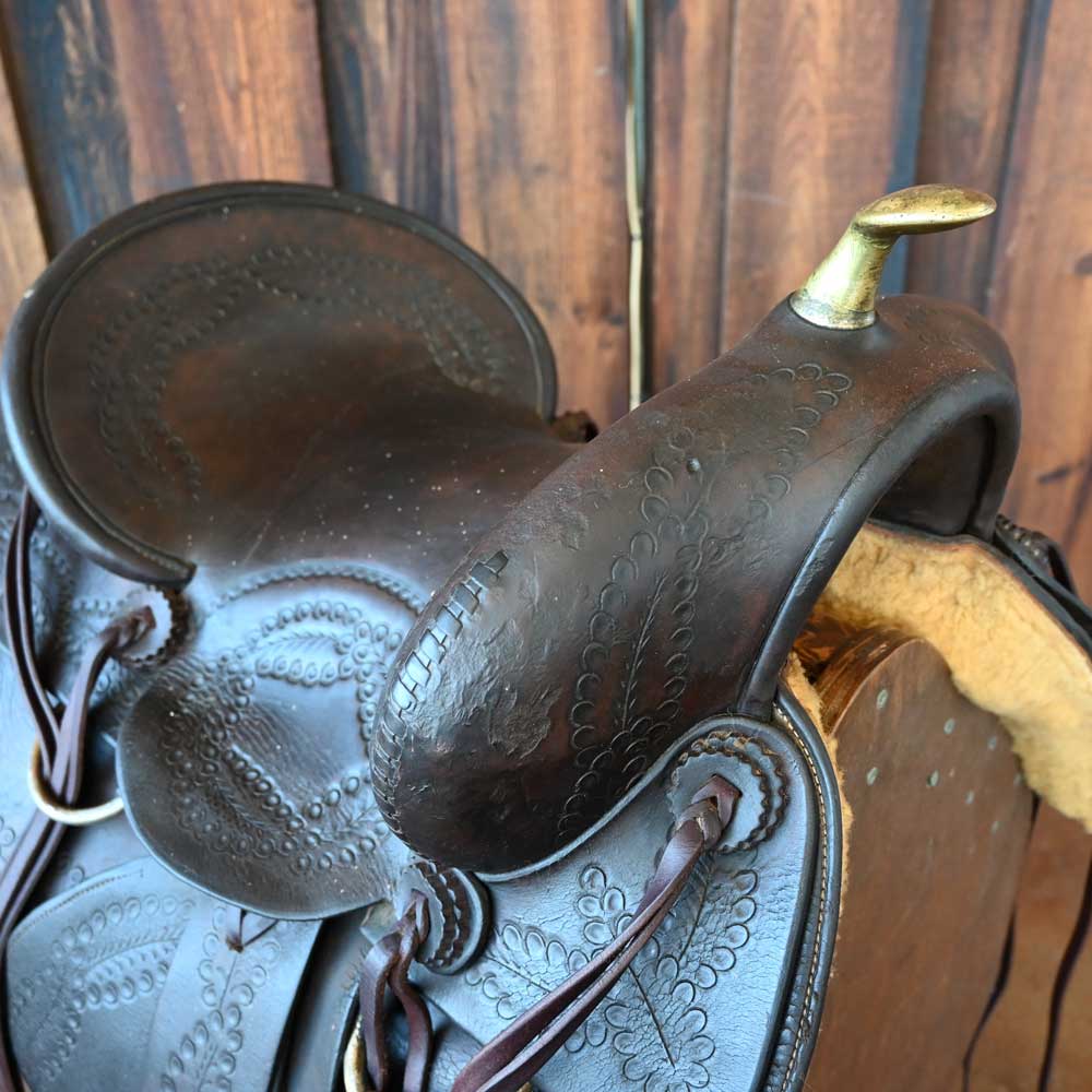 Jumbo Brand 1900's Antique Saddle - Image 2