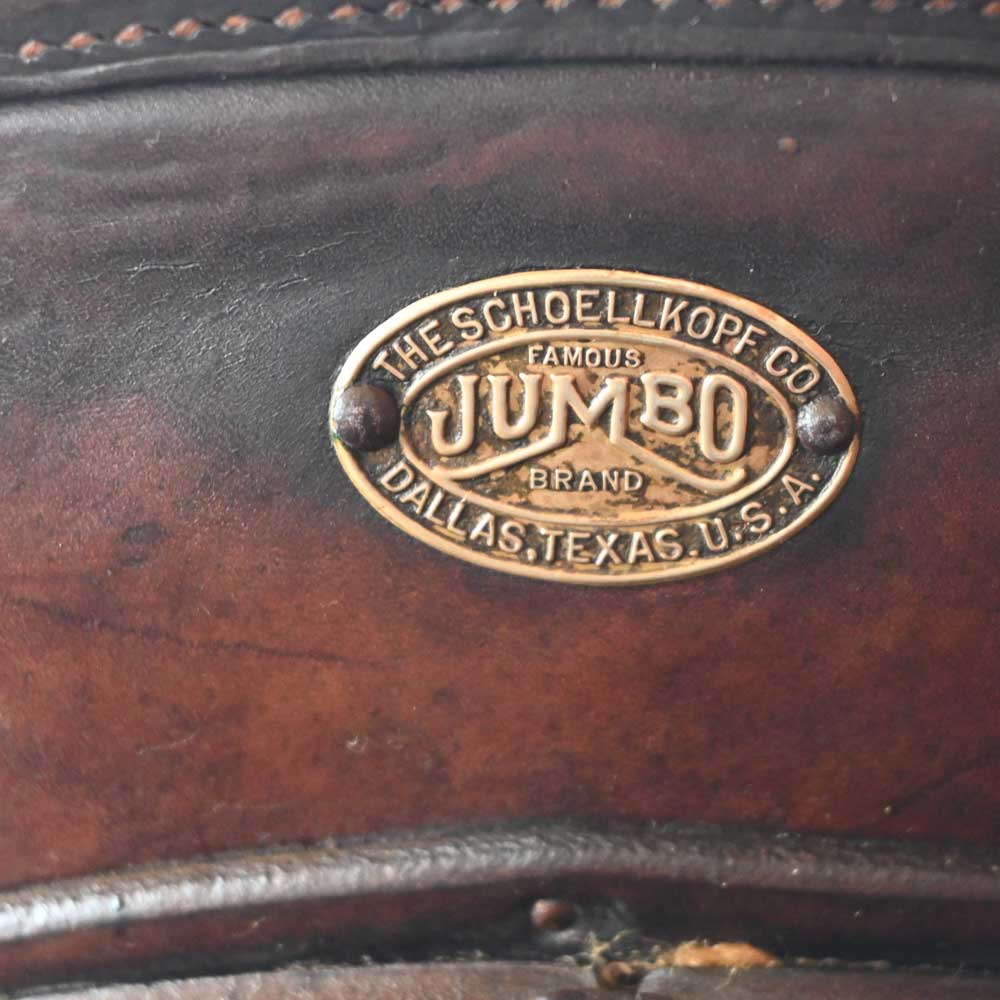 Jumbo Brand 1900's Antique Saddle - Image 6