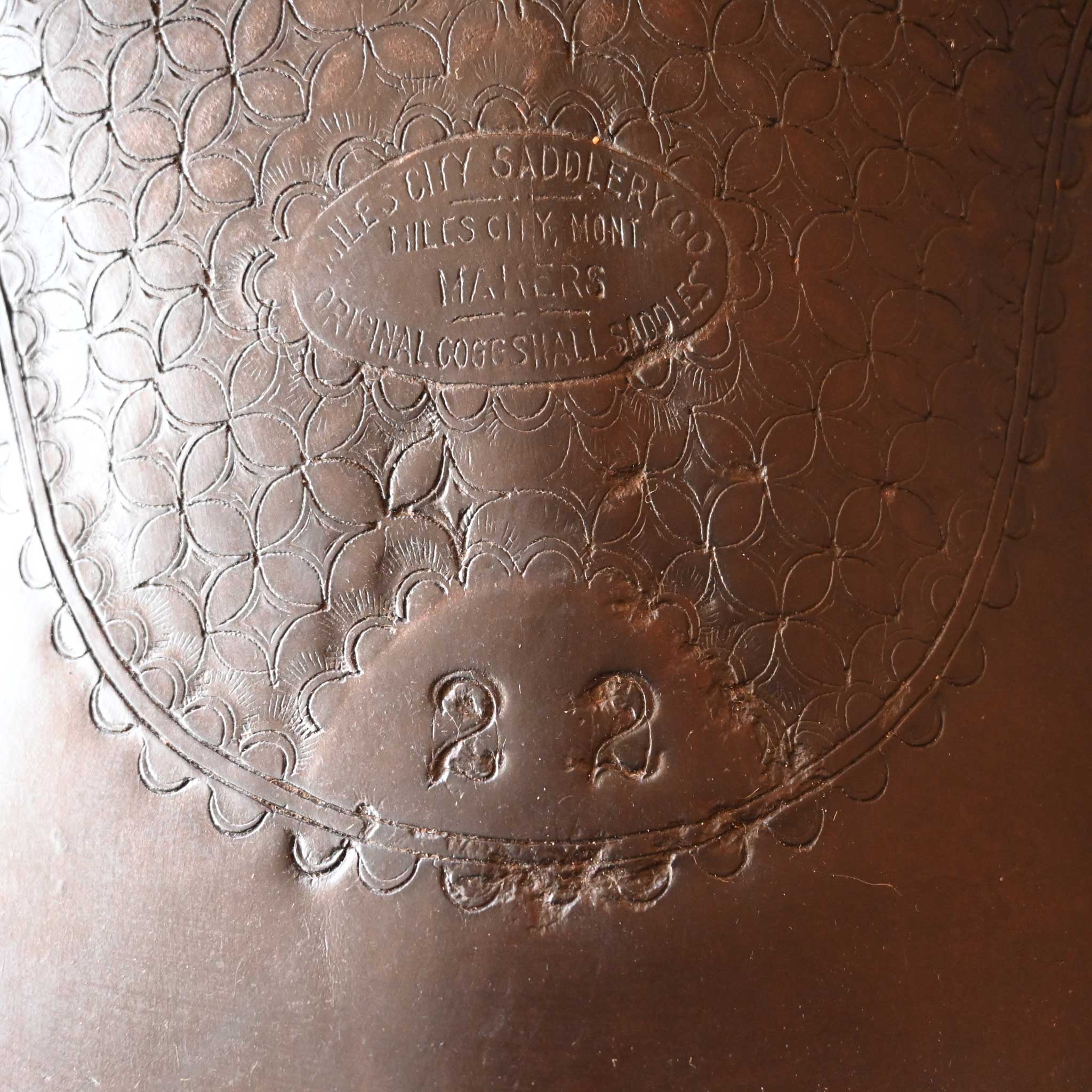 Antique Miles City High Back Saddle - Image 6