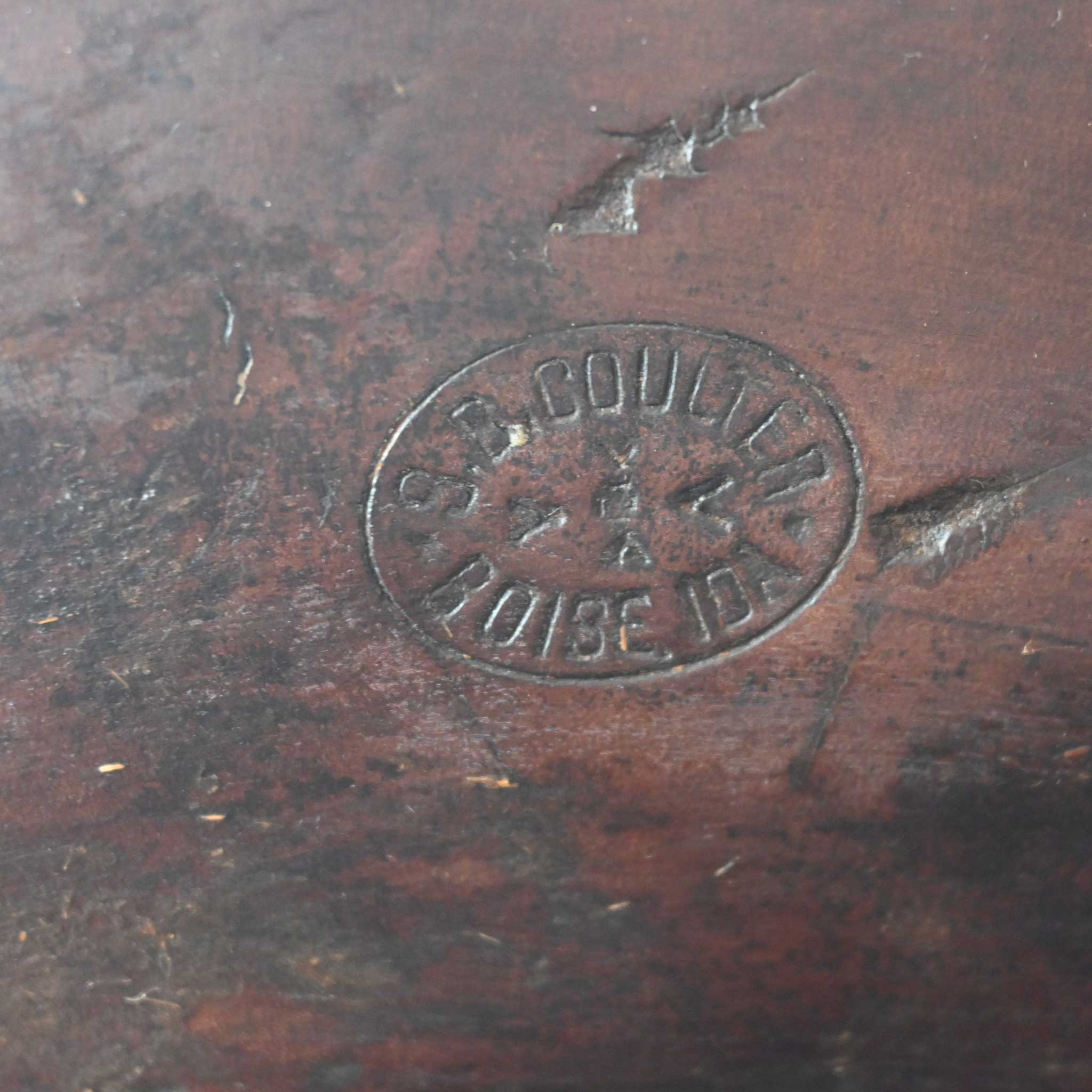 Antique S.B Coulter Highback Cowboy Saddle - Image 6