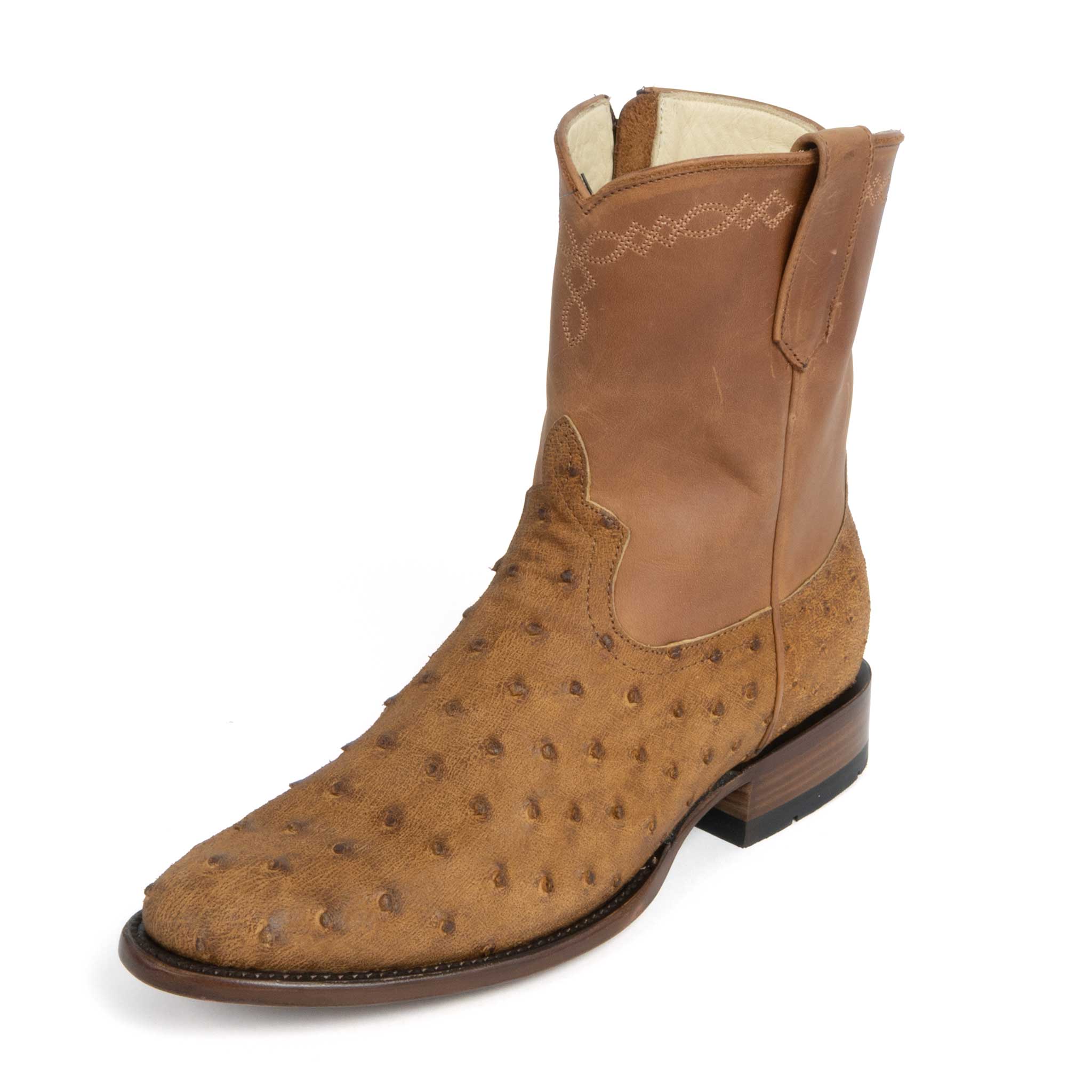 Horse Power Antique Saddle Full Quill Ostrich Boot