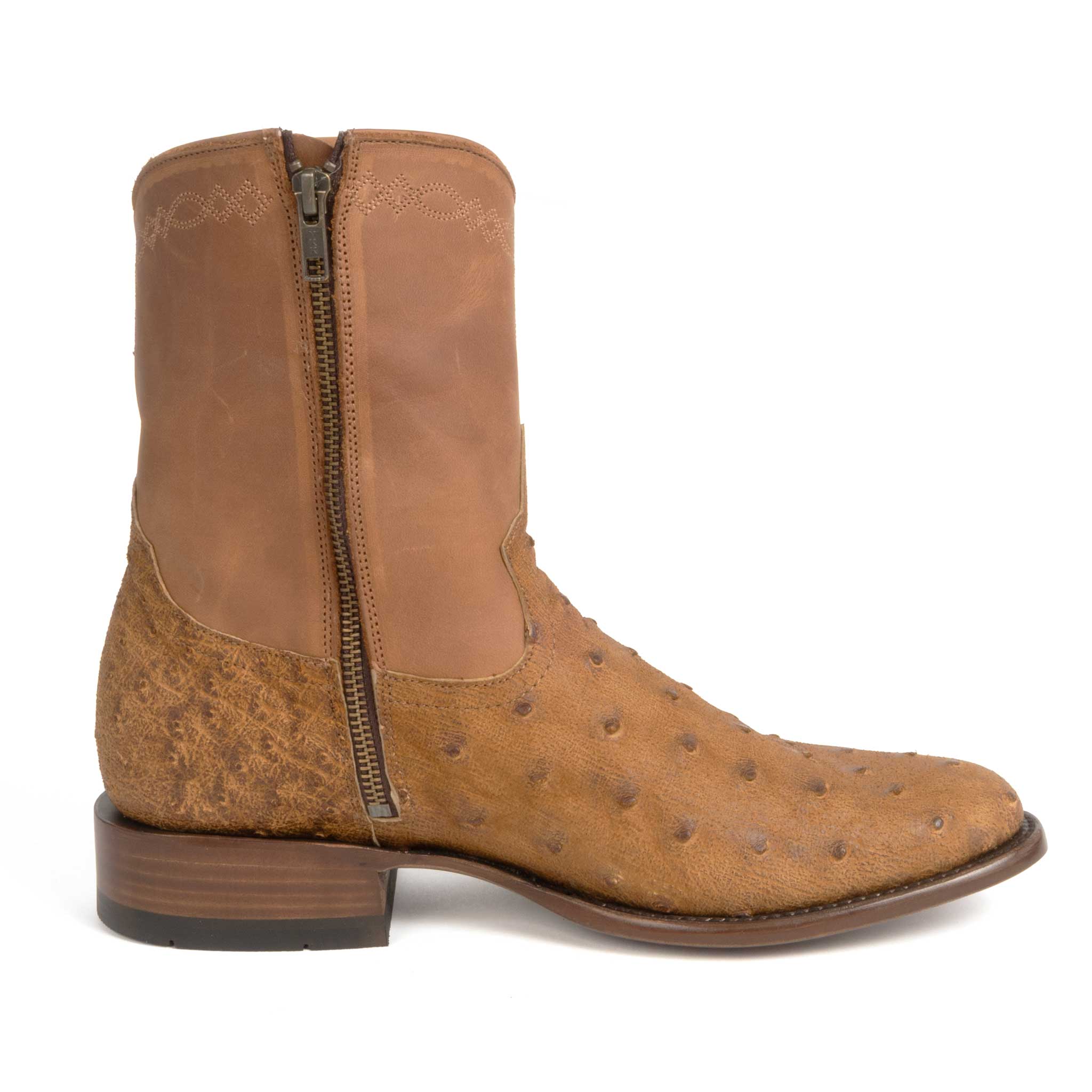 Horse Power Antique Saddle Full Quill Ostrich Boot - Image 2
