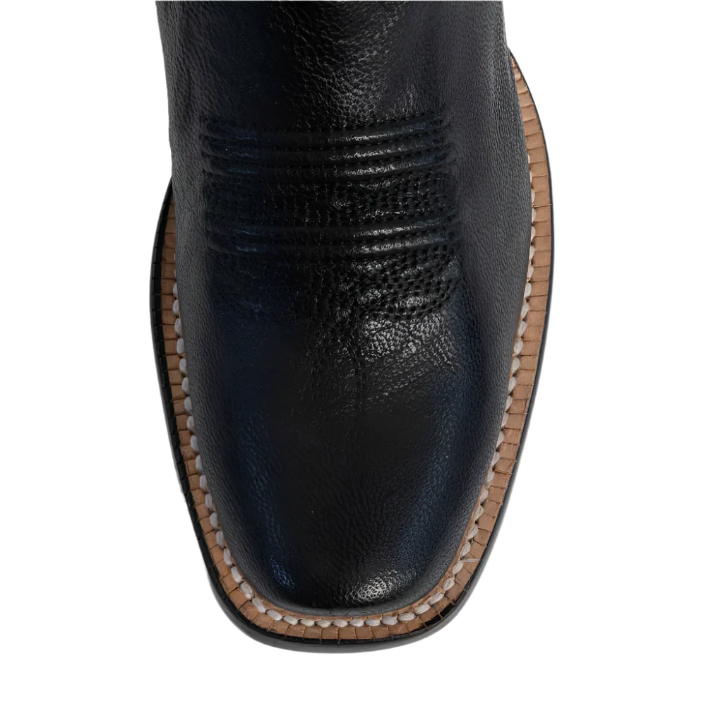 RW Ranch Women's Aqua Goatskin Western Cutter Toe Boot - Image 5