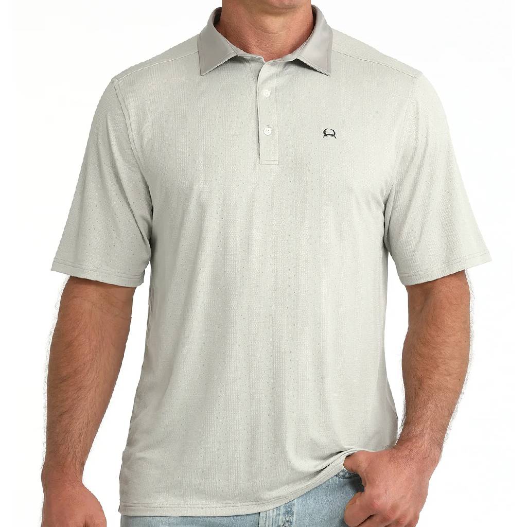 Cinch Men's Arenaflex Jacquard Polo Shirt