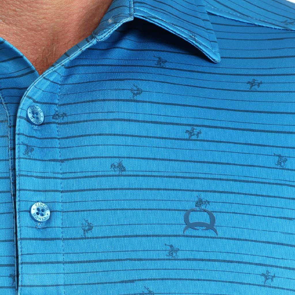 Cinch Men's Arenaflex Printed Polo Shirt - Image 2
