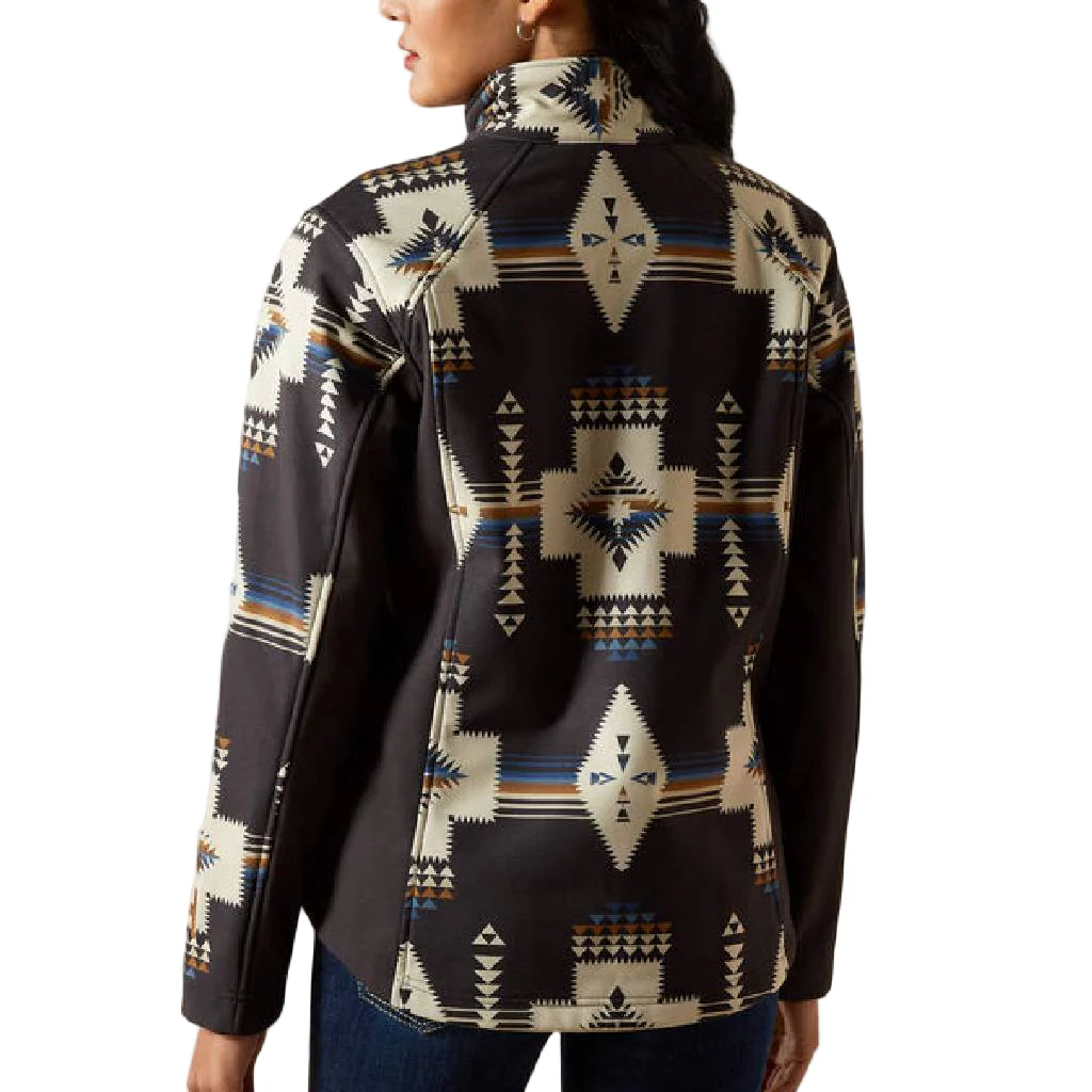 Ariat Women's Logo Softshell Aztec Print Jacket - FINAL SALE - Image 2