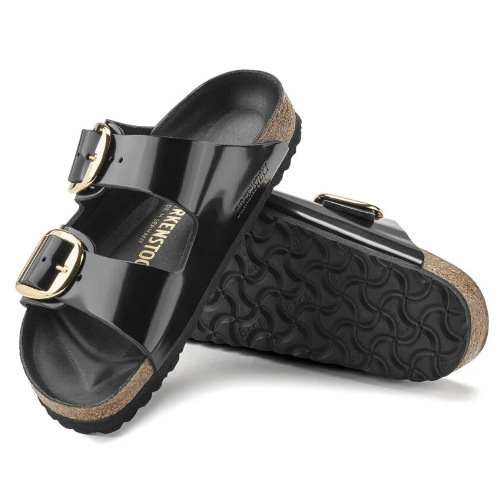 Birkenstock Arizona Big Buckle - High Shine Black - Image 3