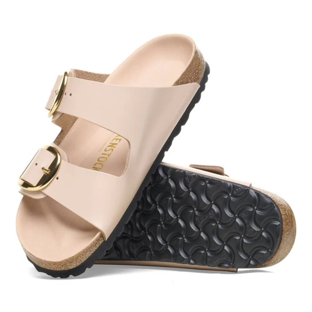 Birkenstock Arizona Big Buckle - High Shine New Beige - Image 3