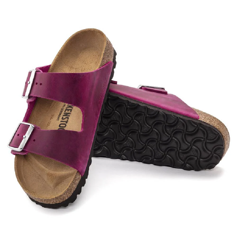 Birkenstock Arizona Oiled Leather - Festival Fuchisa - Image 3
