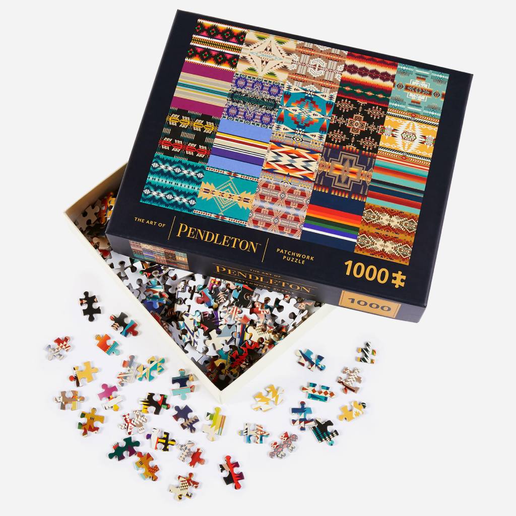 Art of Pendleton Patchwork 1000 Piece Puzzle - Image 2