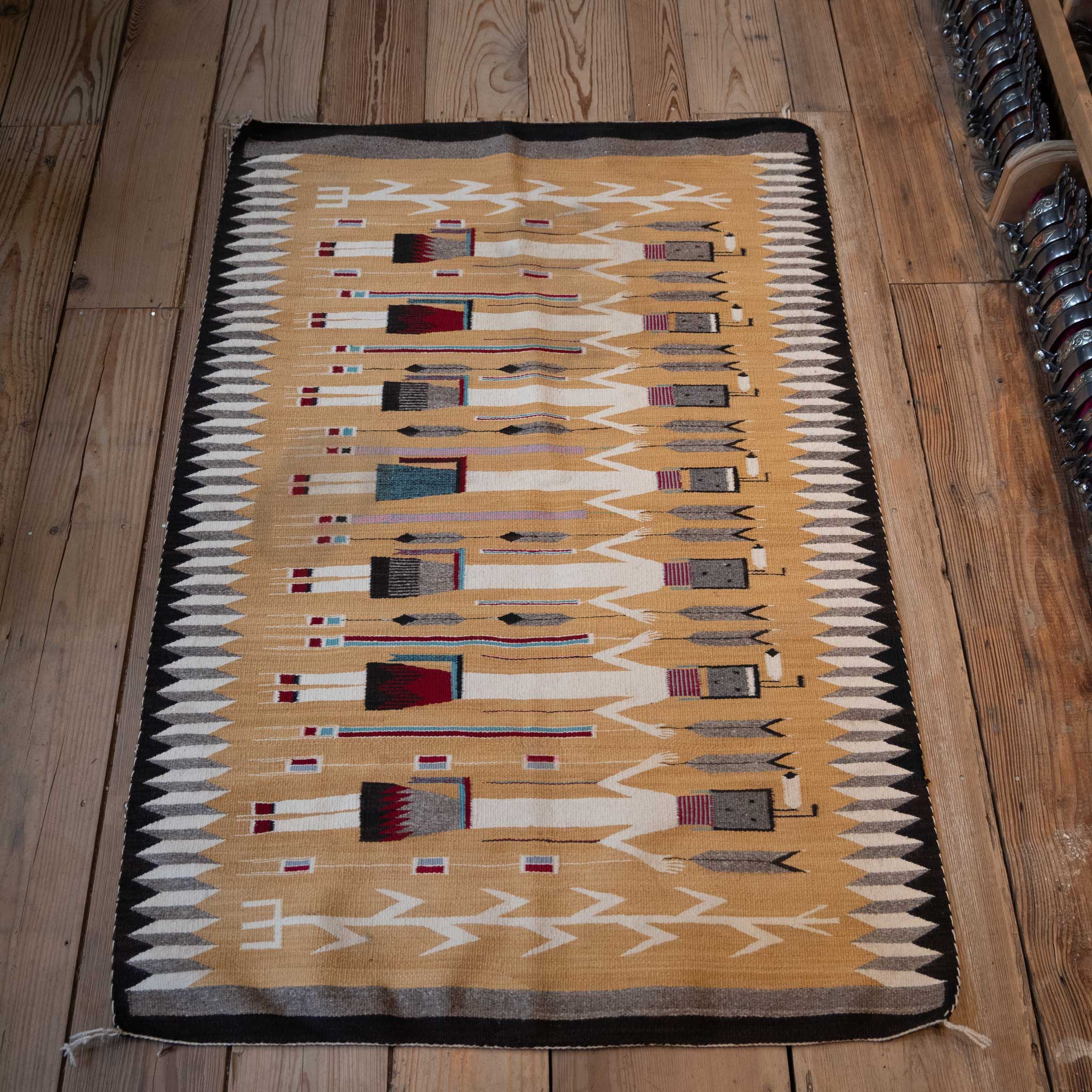 Authentic Navajo YEI Rug - Wall Hanging - Image 2