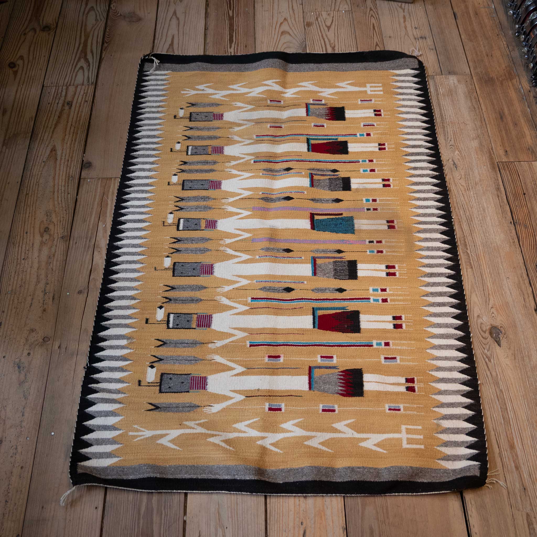 Authentic Navajo YEI Rug - Wall Hanging - Image 3