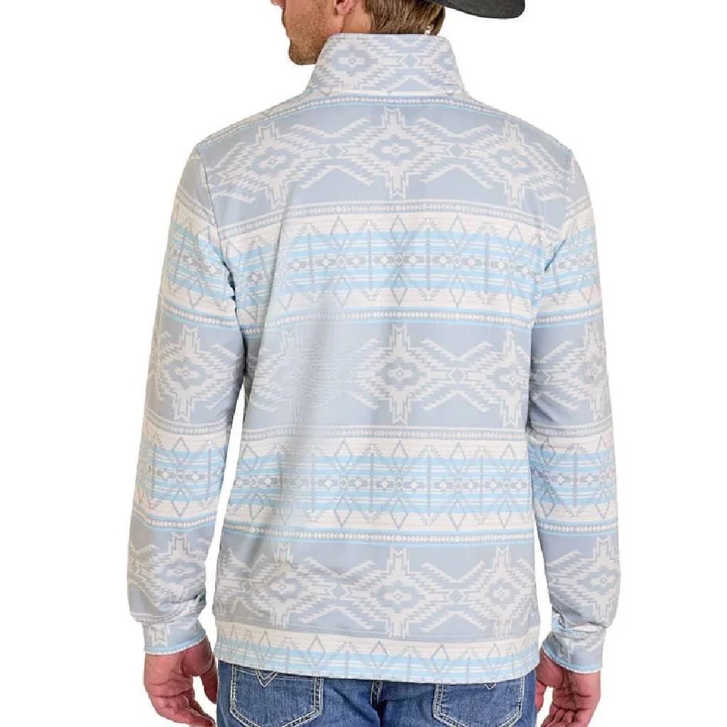 Rock & Roll Denim Men's Aztec Print Pullover - FINAL SALE - Image 2