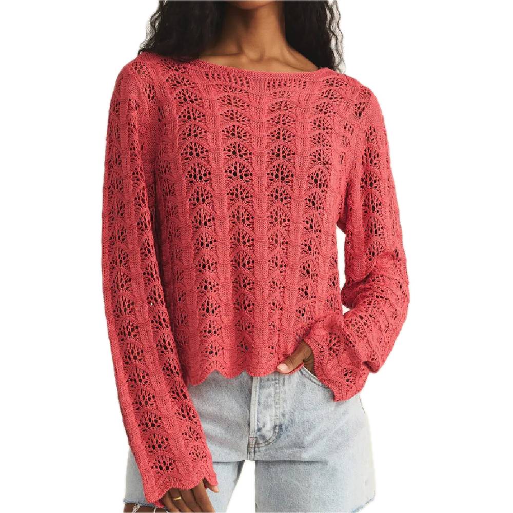 Z Supply Azura Crochet Sweater Top - FINAL SALE