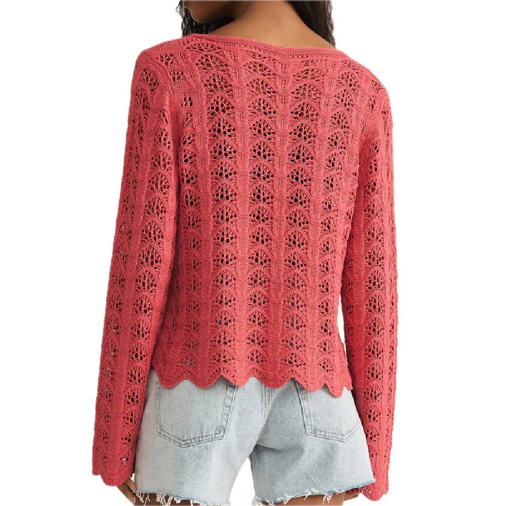 Z Supply Azura Crochet Sweater Top - FINAL SALE - Image 2