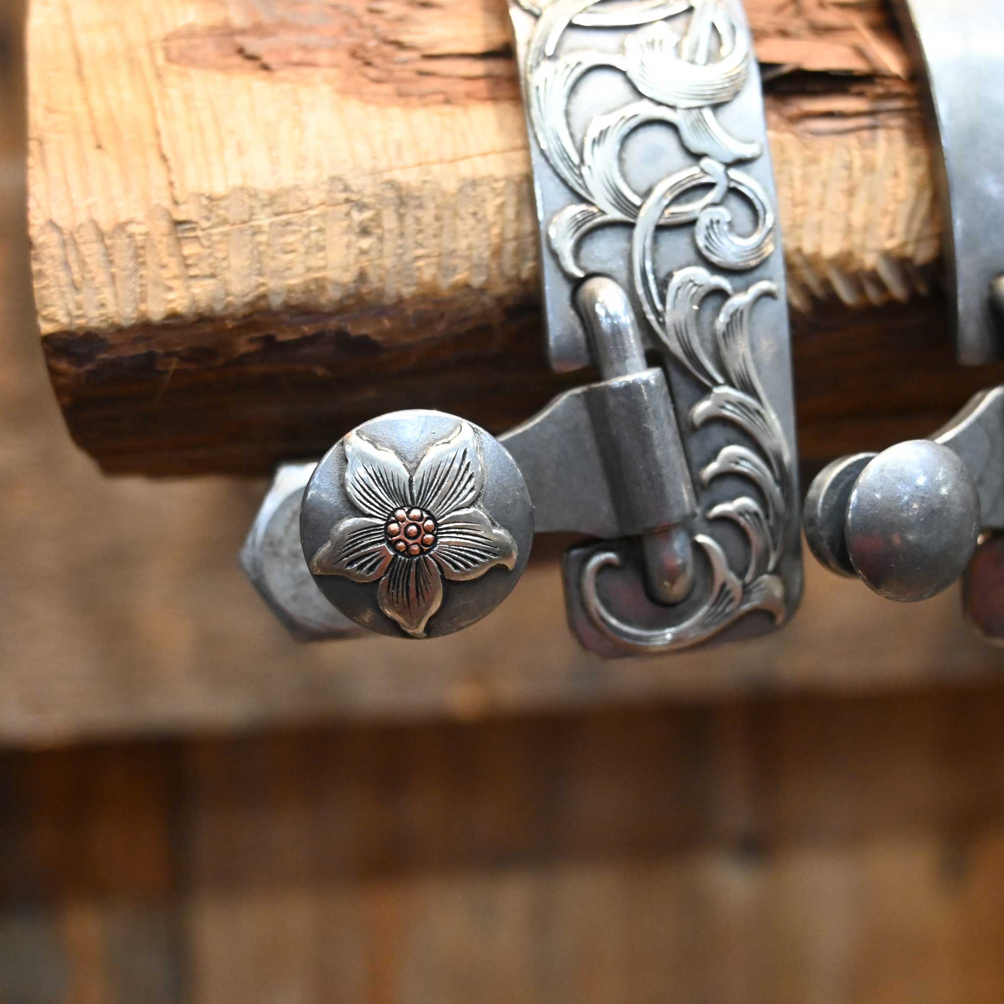 B. Anthony Silver Mounted 9pt. Spurs - Image 3