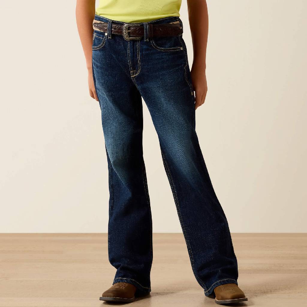 Ariat Boy's B4 Relaxed Oliver Boot Cut Jean - Image 2