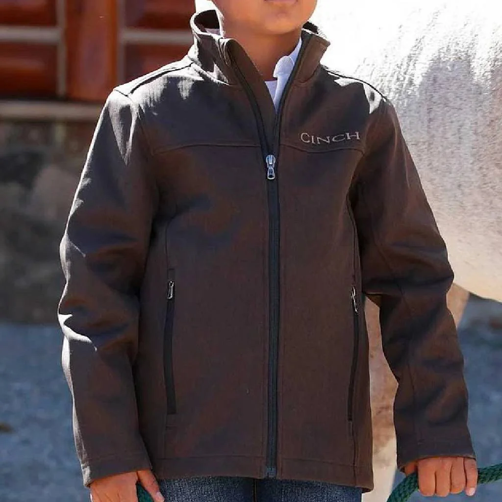 Cinch Boy's Bonded Jacket Brown - FINAL SALE - Image 2
