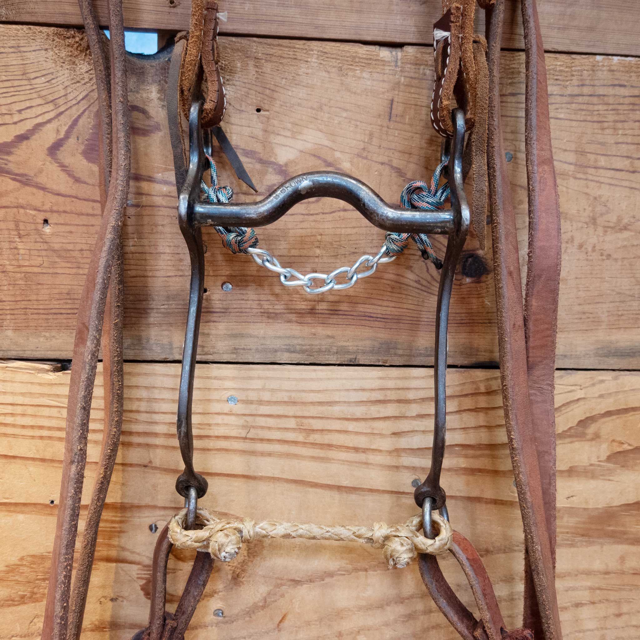 B. Brown Solid Port Bridle Rig - Image 2