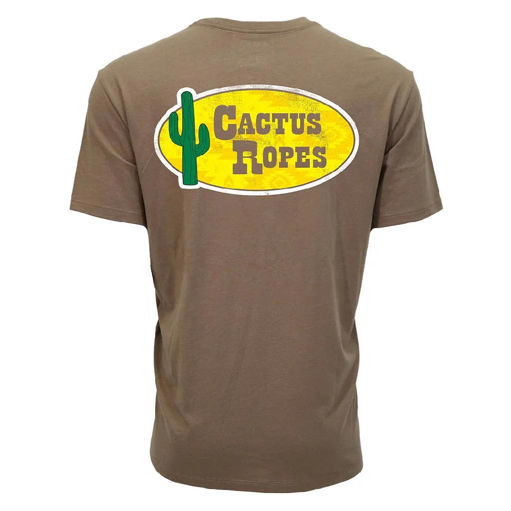 Hooey Boy's Cactus Rope Brown Tee