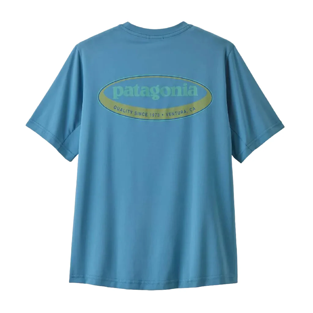Patagonia Kid's Capilene Silkweight T-Shirt - Shore Blue - Image 2
