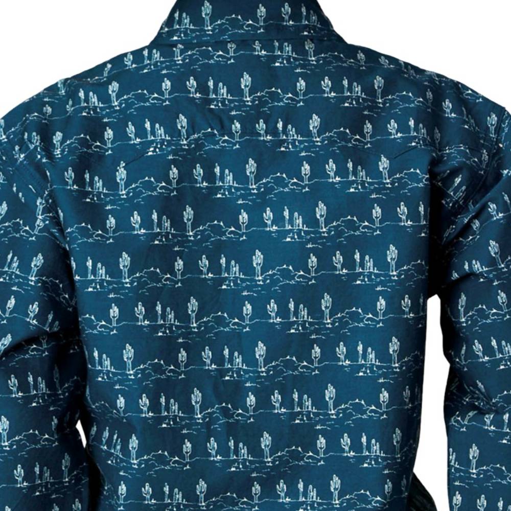 Roper Boy's Desert Stripe Shirt - Image 2