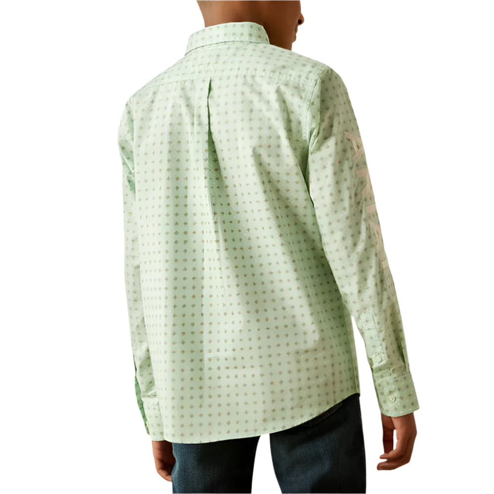 *Ariat Boy's Team Pierson Button Down Shirt - FINAL SALE - Large - Image 2