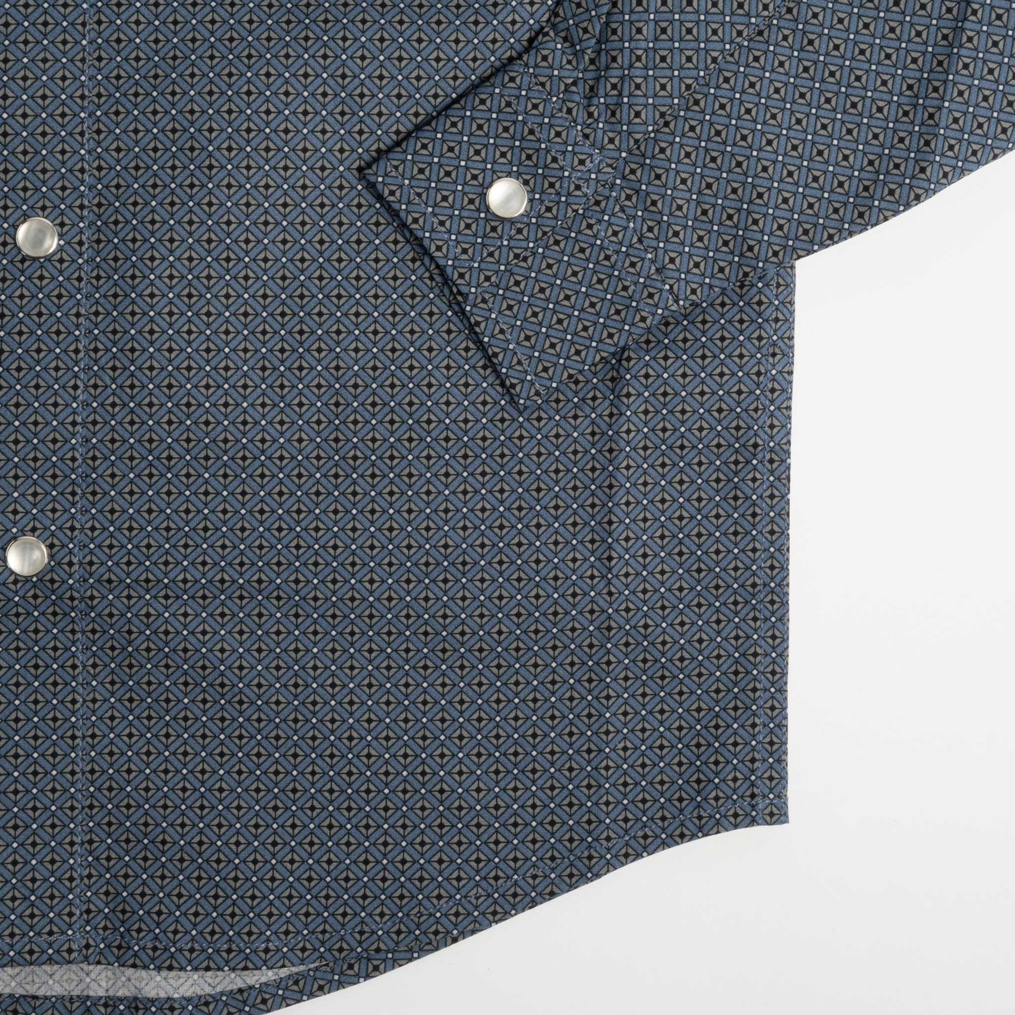 Panhandle Slim Boy's Western Geo Print Pearl Snap Shirt - Image 3