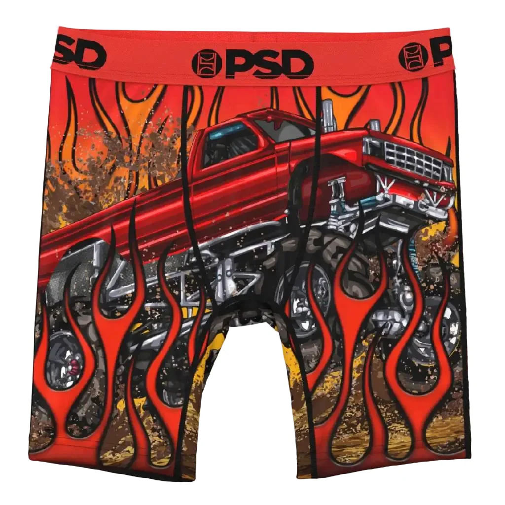 PSD Boy's Monster Wheels Boxer Brief