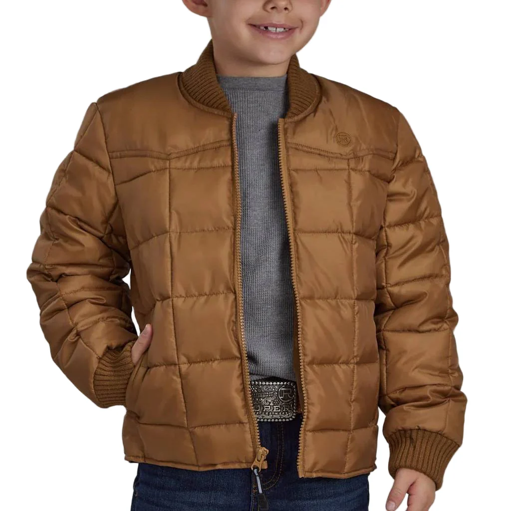 *Roper Boy's Poly Filled Quilted Jacket - FINAL SALE - XL