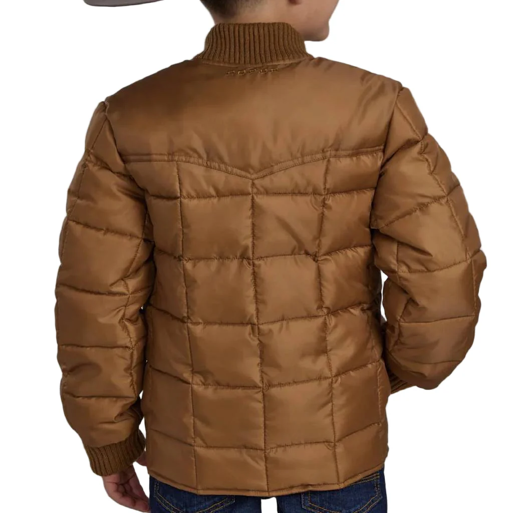 *Roper Boy's Poly Filled Quilted Jacket - FINAL SALE - XL - Image 2