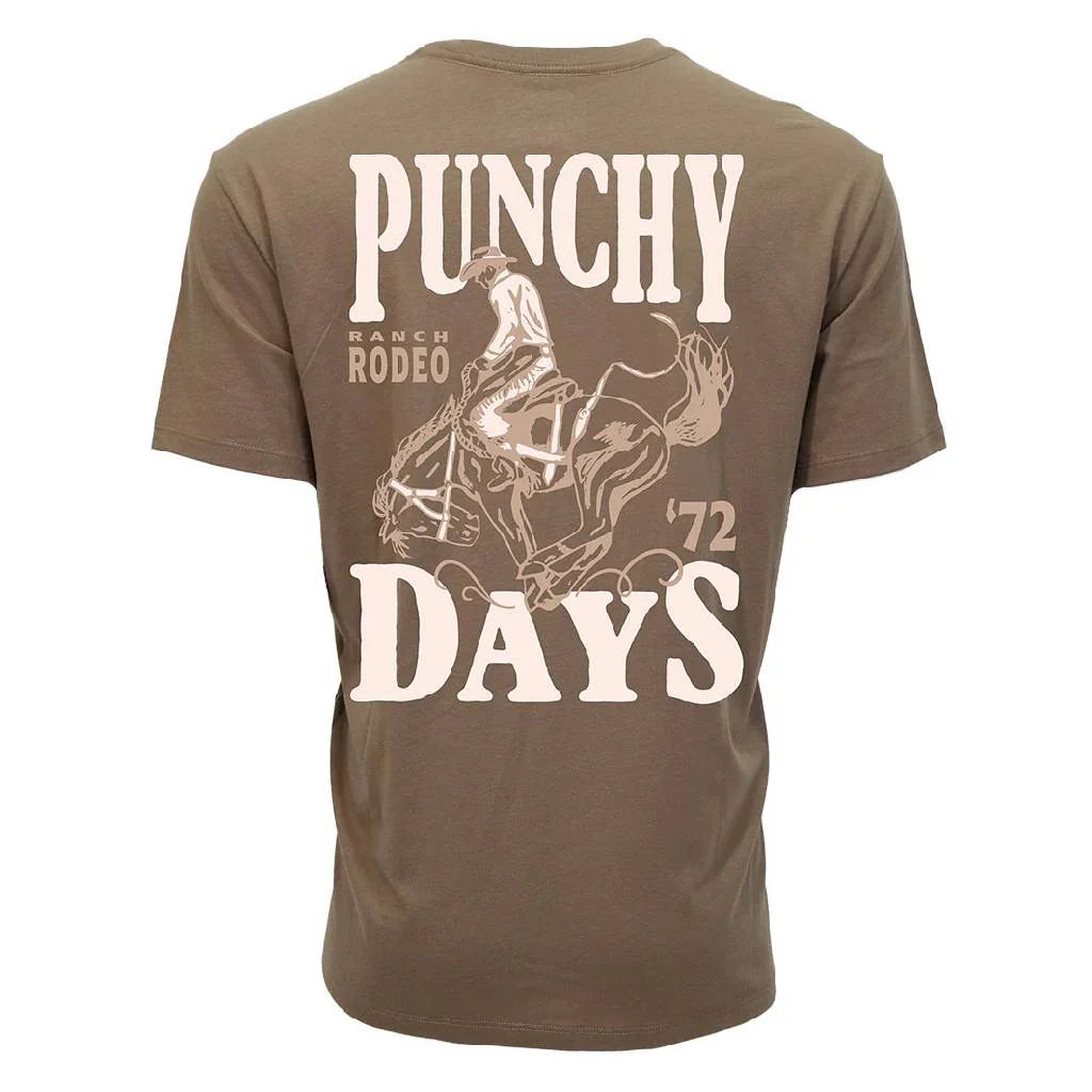 Hooey Boy's Punchy Rodeo Shitake Brown Tee