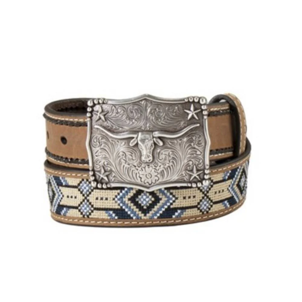 3D Boy's Southwest Embroidered Belt