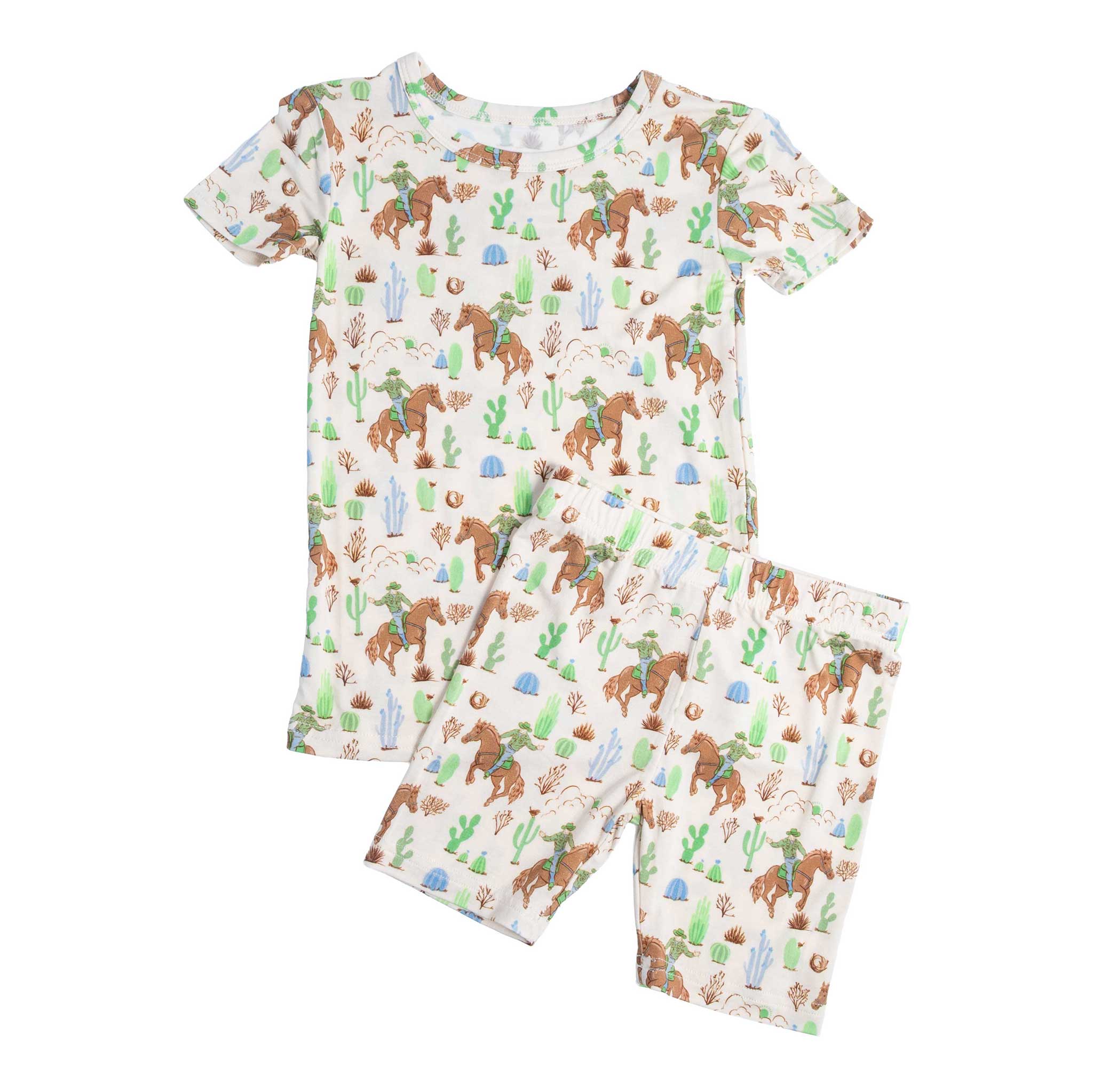 Toddler Boy's Saddle Up Cowboy Pajama Set