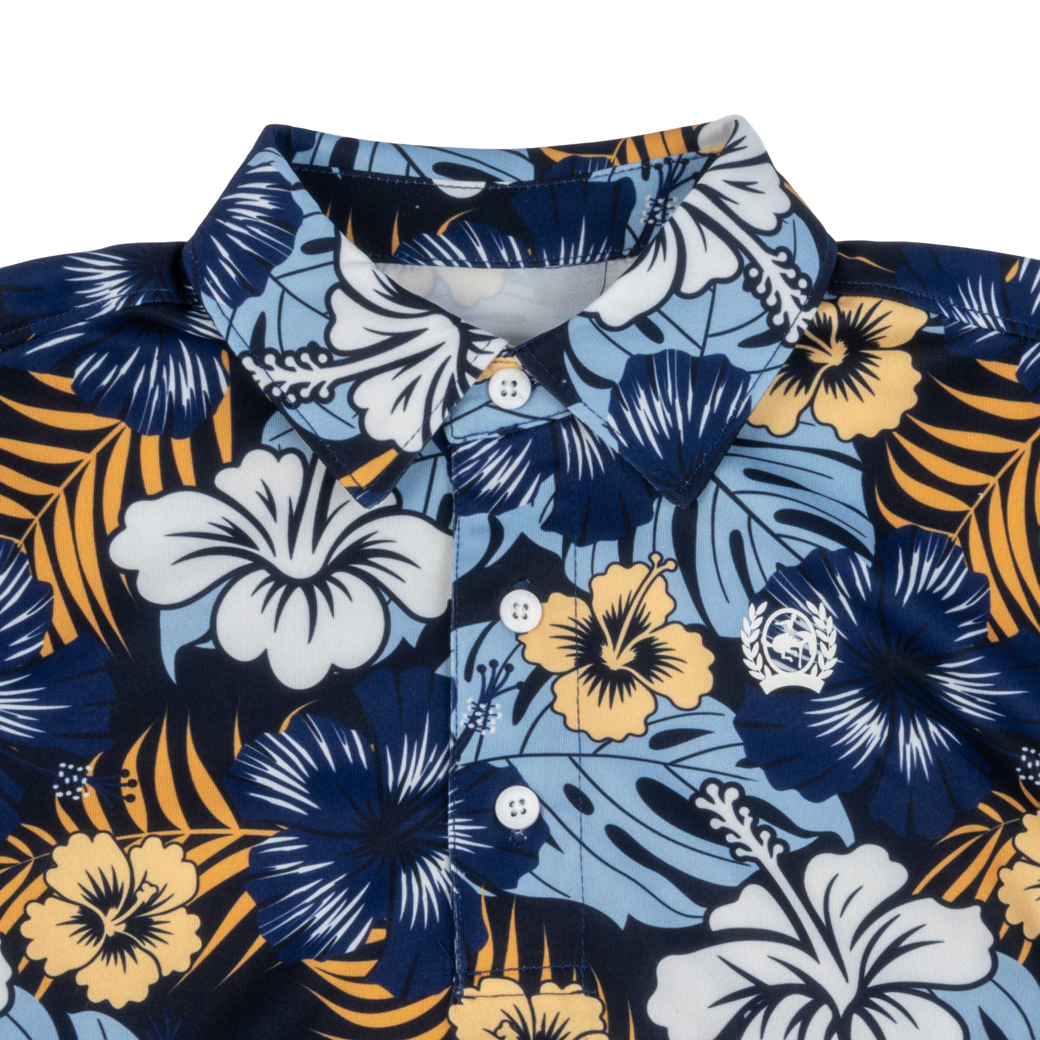Cinch Boy's Tropical Print Polo Shirt - Image 3